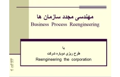   پاورپوینت مهندسی مجدد سازمان ها