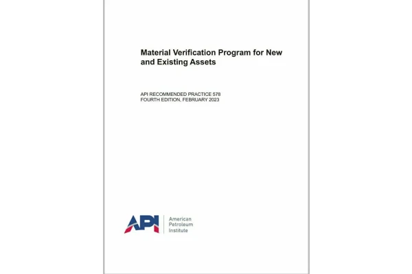 دانلود استاندارد  ✅ API 578 2023  Material Verification Program for New and