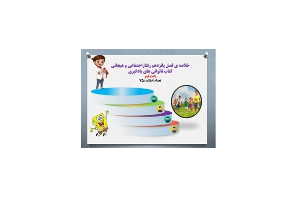 پاورپوینت خلاصه ی فصل پانزدهم رفتاراجتماعی و هیجانی کتاب ناتوانی های یادگیری  ژانت لرنر