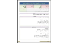 طرح درس روزانه درس هوشیاری بر اساس روش تدریس پرسش و پاسخ