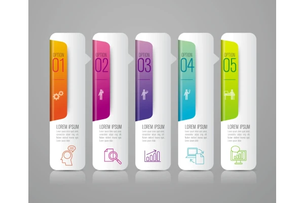 اینفوگرافیک مراحل انجام کار و تحقیقات