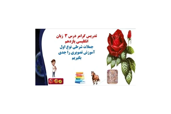 پاورپوینت تدریس گرامر درس 3 یازدهم زبان انگلیسی جملات شرطی نوع اول