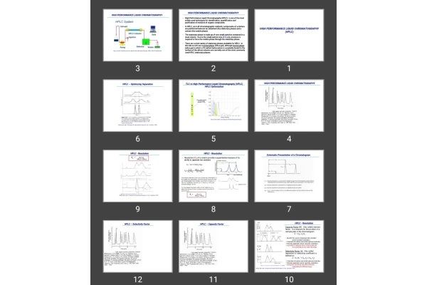 پاورپوینت HIGH PERFORMANCE LIQUID CHROMATOGRAPHY(HPLC)