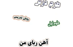 طرح درس و روش تدریس علوم اول، درس13 : آهن‌‌ ربای من