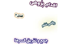اقدام پژوهی کاهش اشتباهات دانش‌آموزان در جمع و تفریق کسرها، ریاضی ششم