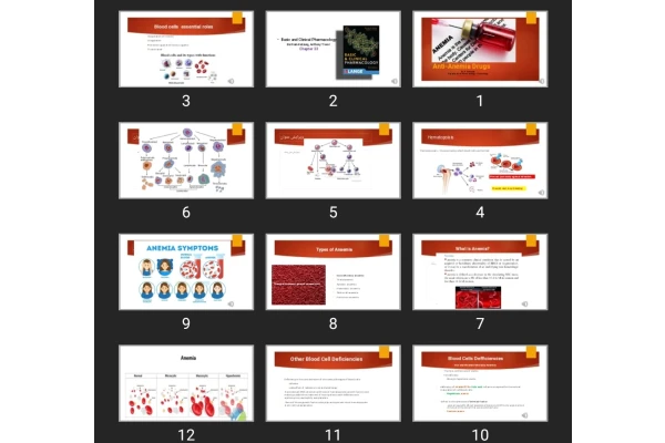 پاورپوینت Anti-Anemia Drugs