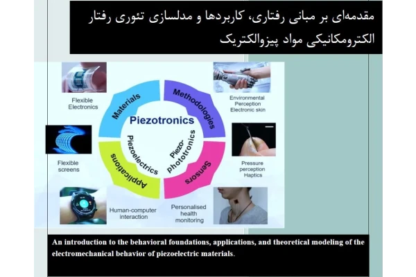 كتابچه مقدمه اي بر مباني رفتاري، کاربردها و مدلسازي تئوري رفتار الكترومكانيكي مواد پیزوالکتریک