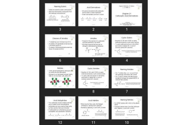 پاورپوینت Carboxylic Acid Derivatives