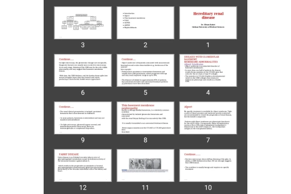 پاورپوینت Hereditary renal disease