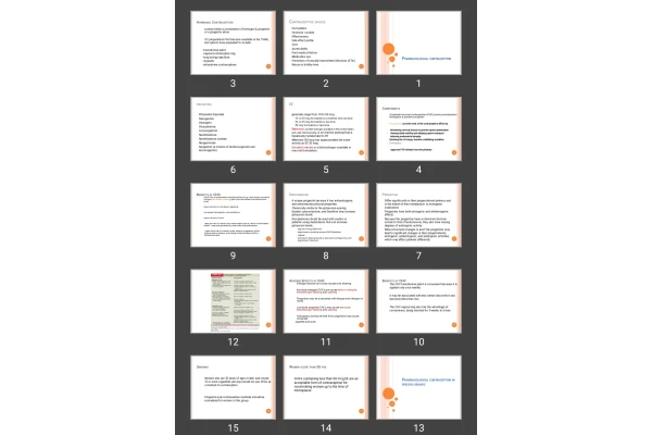 پاورپوینت Pharmacological contraception