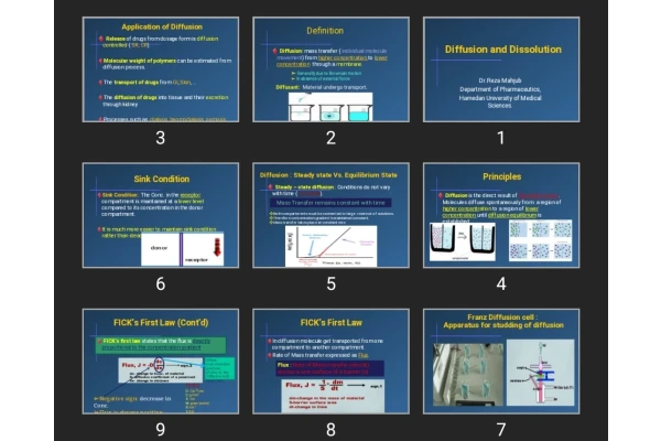 پاورپوینت Diffusion and Dissolution