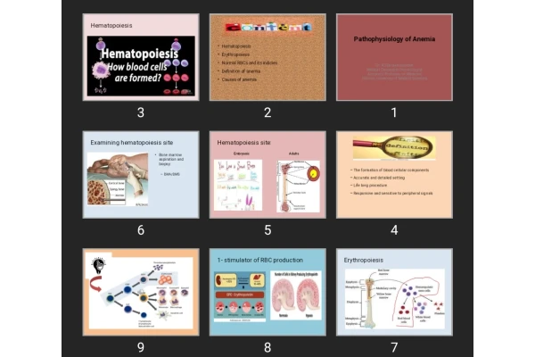 پاورپوینت Pathophysiology of Anemia