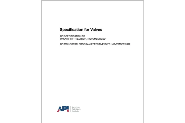 استاندارد ولو در خطوط لوله ویرایش ۲۰۲۱  🏆API 6D 2021 ☄️  🔰Specification for Valves