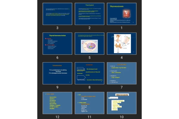 پاورپوینت Thyrotoxicosis