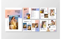 کاتالوگ شرکتی زیبا با فرمت eps