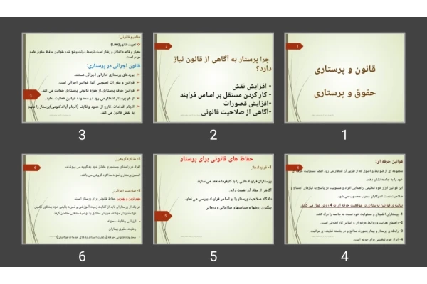 پاورپوینت قانون و حقوق پرستاری