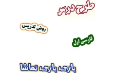 طرح درس و روش تدریس فارسی اول، نگاره‌ ی 6: بازی، بازی، تماشا