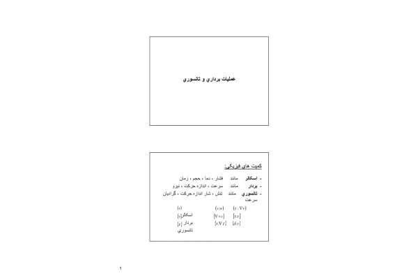 📝جزوه: عملیات برداری و تانسوری          🖊ارسالی اعضا          🏛 دانشگاه شهید بهشتی                (نسخه کامل)✅
