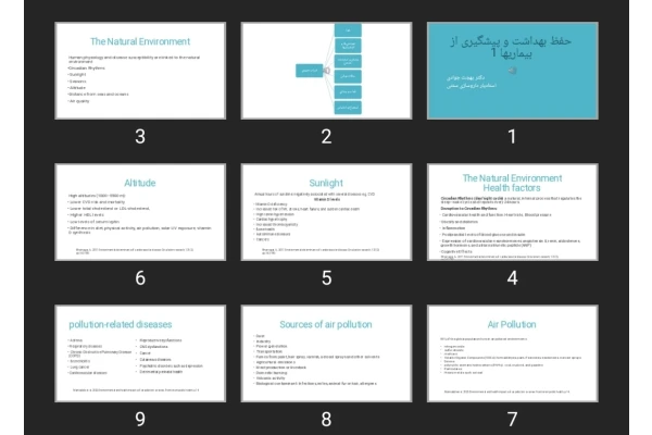 پاورپوینت حفظ بهداشت و پیشگیری از بیماری ها ۱