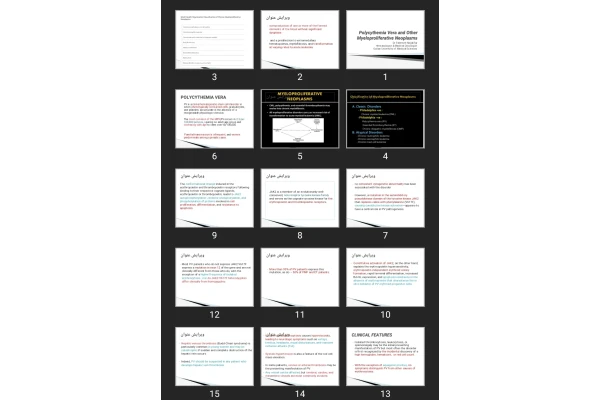 پاورپوینت Polycythemia Vera and Other Myeloproliferative