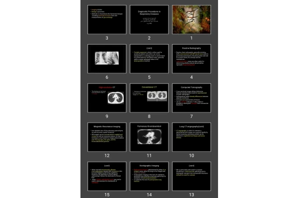 پاورپوینت Diagnostic Procedures in Respiratory Diseases