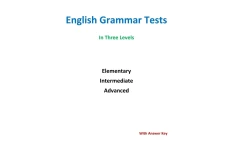 English Grammar Tests