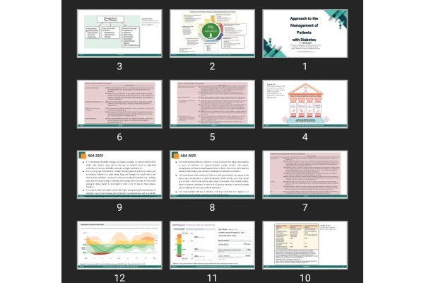 پاورپوینت Approach to the Management of Patients with Diabetes