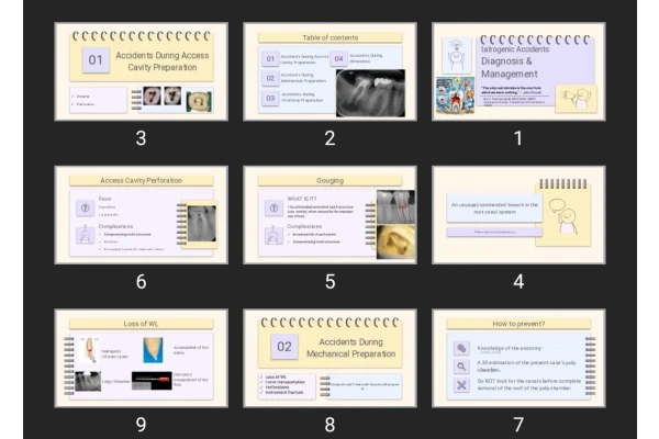 پاورپوینت Iatrogenic Accidents: Diagnosis & Management