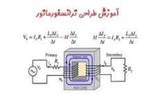 طراحی ترانسفورماتور + معادلات و پارامتر های طراحی pdf