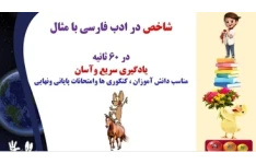 شاخص در ادب فارسی  چیست؟با مثال یادگیری سریع وآسان