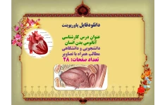 عنوان درس کارشناسی آناتومی بدن انسان دانشجویی و دانشگاهی  مطالب همراه با تصاویر