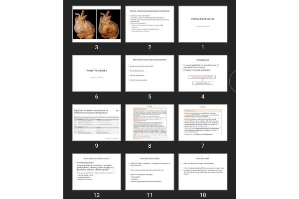پاورپوینت Pericardial diseases