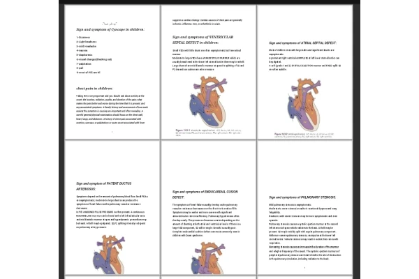 جزوه Sign and symptom of Cyncope in children