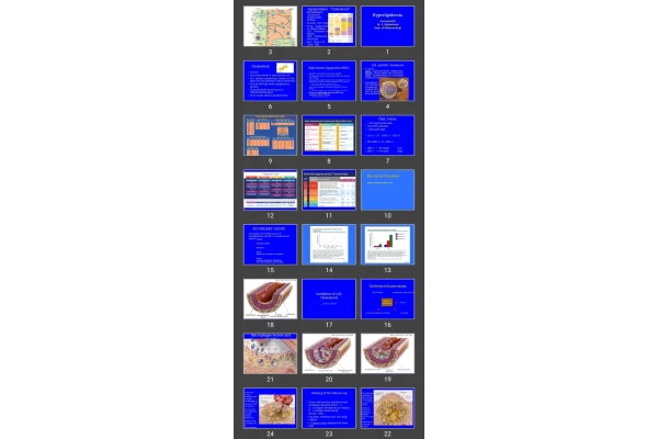 پاورپوینت Hyperlipidemia