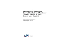 ⚫استاندارد کلاس بندی نواحی در تاسیسات ویرایش ۲۰۲۳  🏆API RP 500 2023 ☄️  🔰Classification of location for electrical installations at petroleum facilities class , 4 Edition 2023