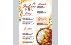 منو رستوران پیتزا تک رو