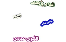 اقدام پژوهی تقویت درک رابطه بین جمله‌های یک الگوی عددی، ریاضی ششم