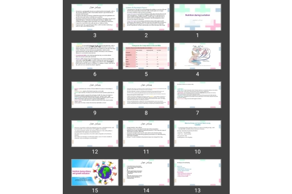 پاورپوینت Nutrition during Lactation