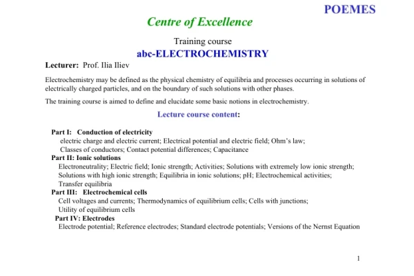 📝جزوه: conduction of electricity          🖊نویسنده: Prof. Ilia Iliev                (نسخه کامل)✅