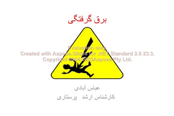 پاورپوینت برق گرفتگی      تعداد اسلاید : 36      نسخه کامل✅