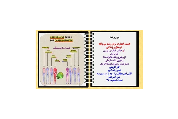 پاورپوینت هشت 8مهارت برای رشد بی وقفه درشغل و زندگی