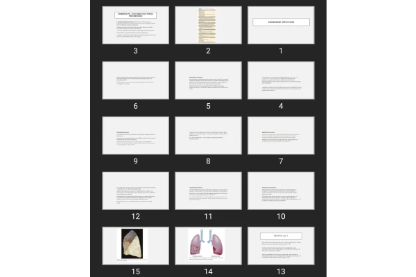 پاورپوینت PULMONARY INFECTIONS