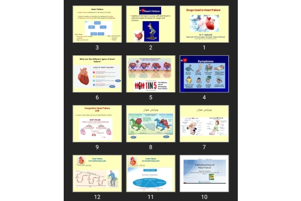 پاورپوینت Drugs Used in Heart Failure