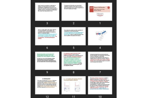 پاورپوینت myeloma pathophysiology