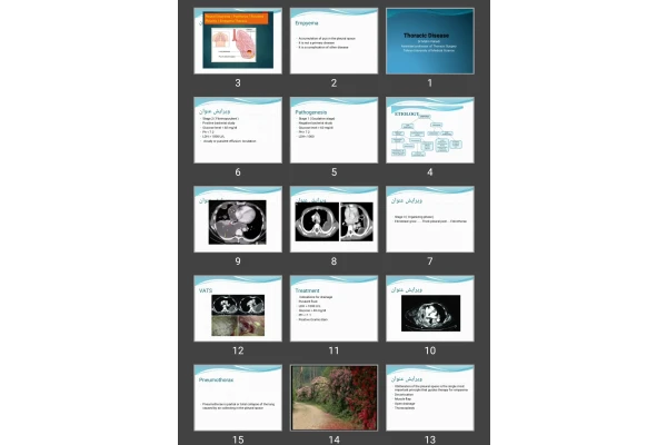 پاورپوینت ترومای توراکس Thoracic Disease