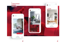 قالب پست اینستاگرام اسلایدی