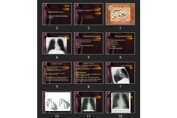 پاورپوینت Cardiac Diagnostic Testing