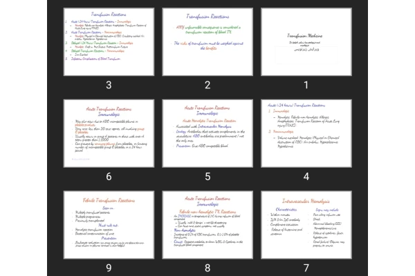 پاورپوینت Transfusion Medicine