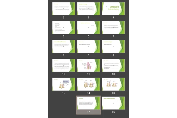 پاورپوینت آماده سازی پریودنشیوم Preparation of the Periodontium for Restorative Dentistry