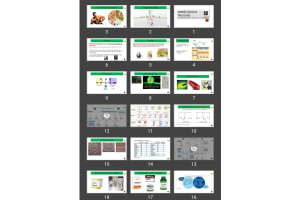 پاورپوینت آمینواسیدها و پروتئین ها  Amino Acids & proteins dentistry